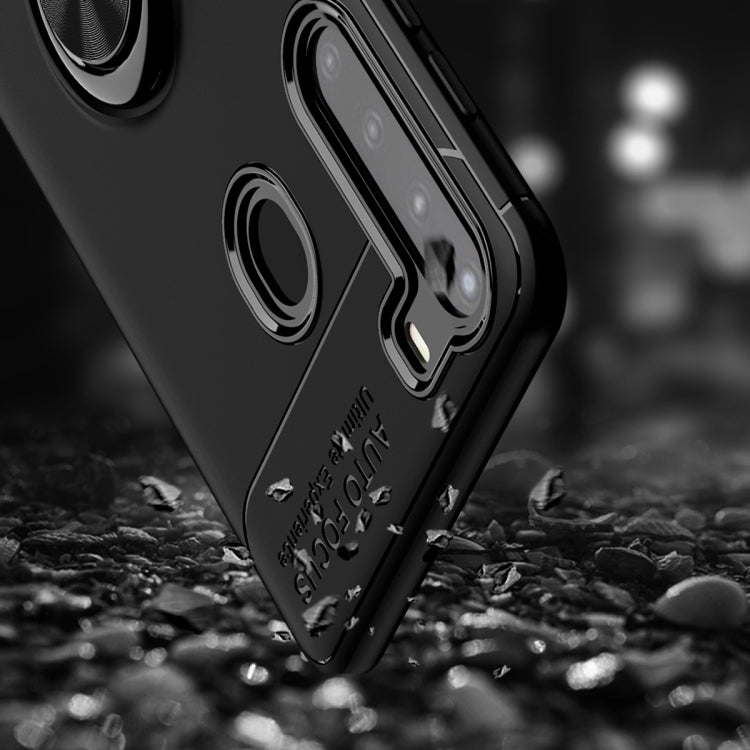 For Samsung Galaxy A21 Lenuo Shockproof TPU Protective Case with Invisible Holder