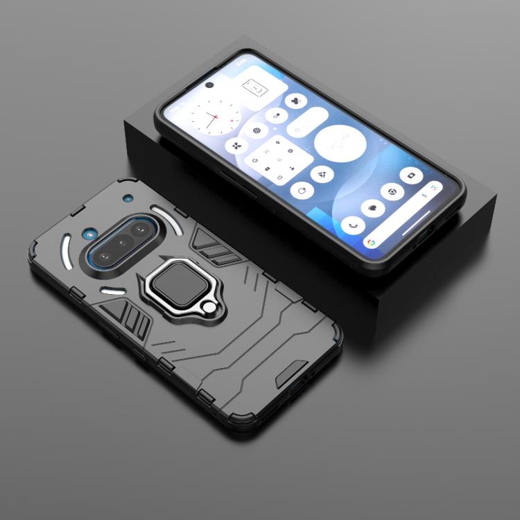 For Nothing Phone 3a Shockproof PC + TPU Holder Phone Case