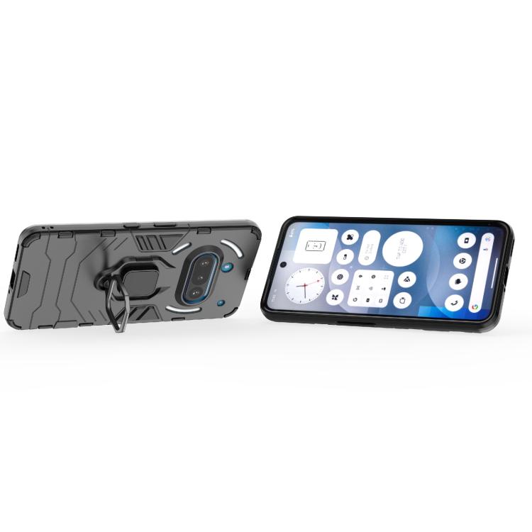 For Nothing Phone 3a Shockproof PC + TPU Holder Phone Case