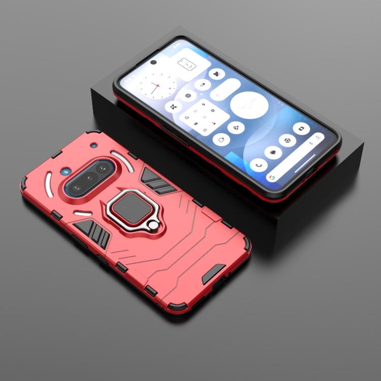 For Nothing Phone 3a Shockproof PC + TPU Holder Phone Case