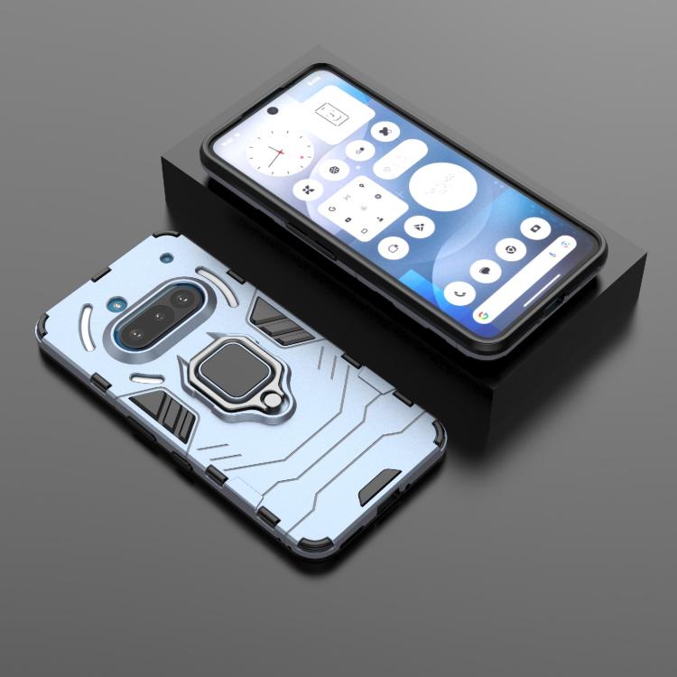 For Nothing Phone 3a Shockproof PC + TPU Holder Phone Case