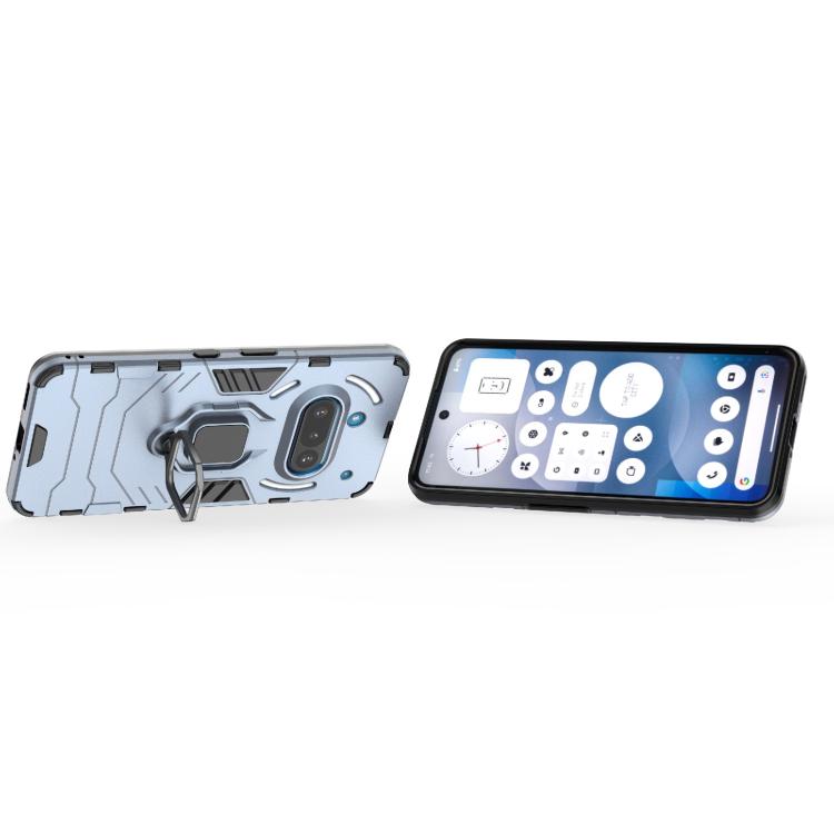 For Nothing Phone 3a Shockproof PC + TPU Holder Phone Case