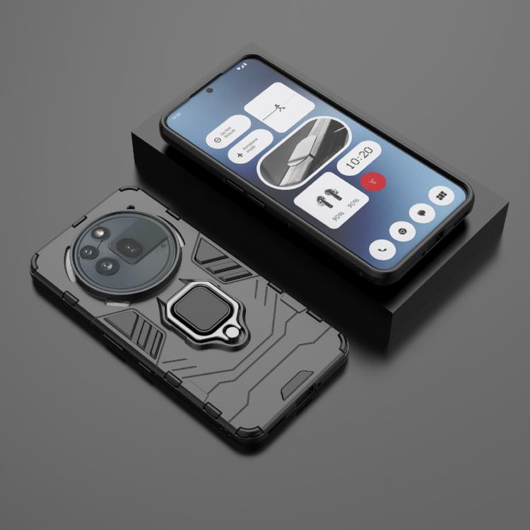 For Nothing Phone 3a Pro Shockproof PC + TPU Holder Phone Case