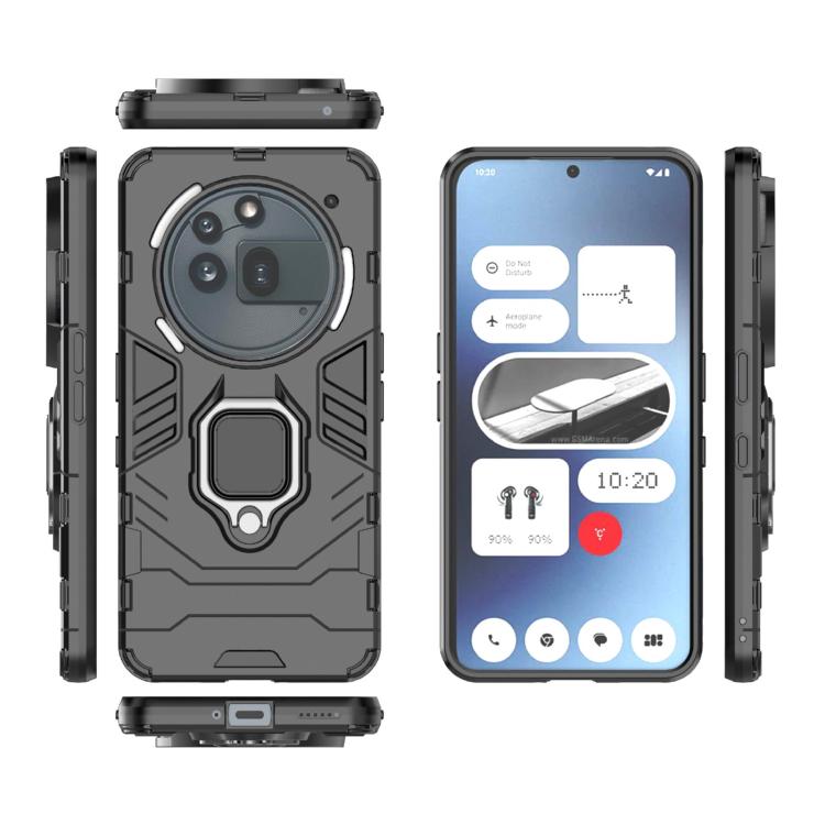 For Nothing Phone 3a Pro Shockproof PC + TPU Holder Phone Case