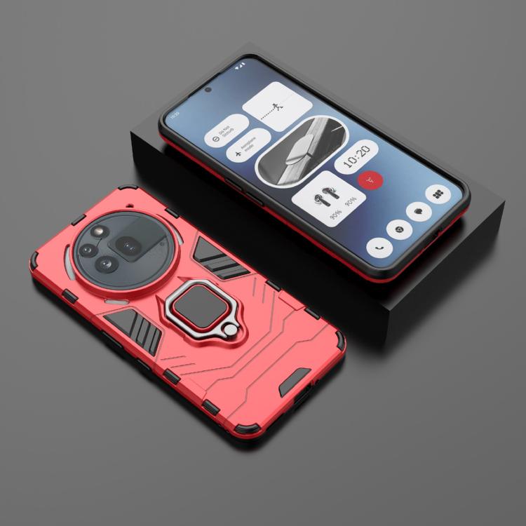 For Nothing Phone 3a Pro Shockproof PC + TPU Holder Phone Case