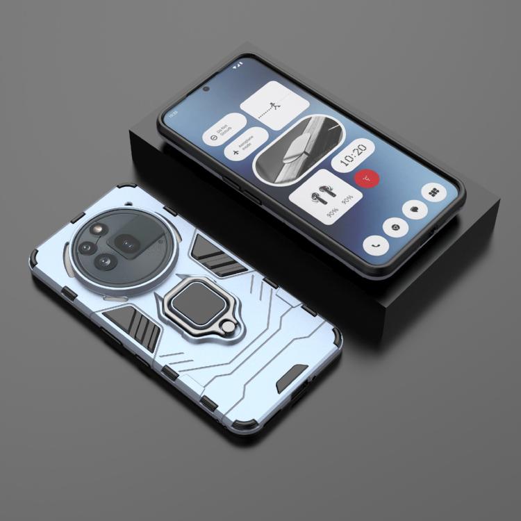 For Nothing Phone 3a Pro Shockproof PC + TPU Holder Phone Case