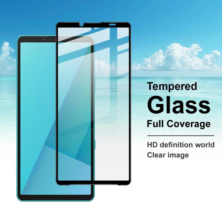 For Sony Xperia 10 VII imak 9H Surface Hardness Full Screen Tempered Glass Film Pro+ Series