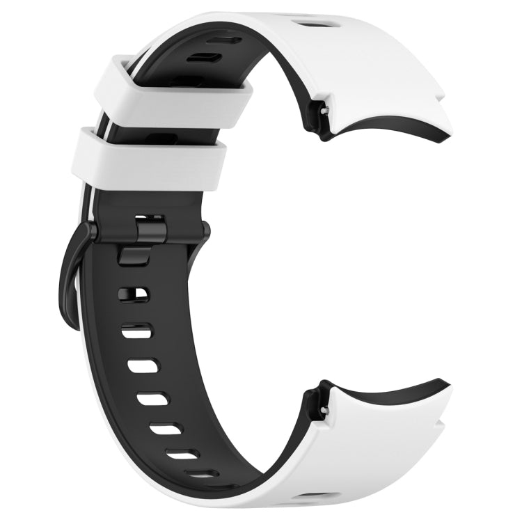 For Samsung Galaxy Watch 6 Sports Two Color Silicone Watch Band