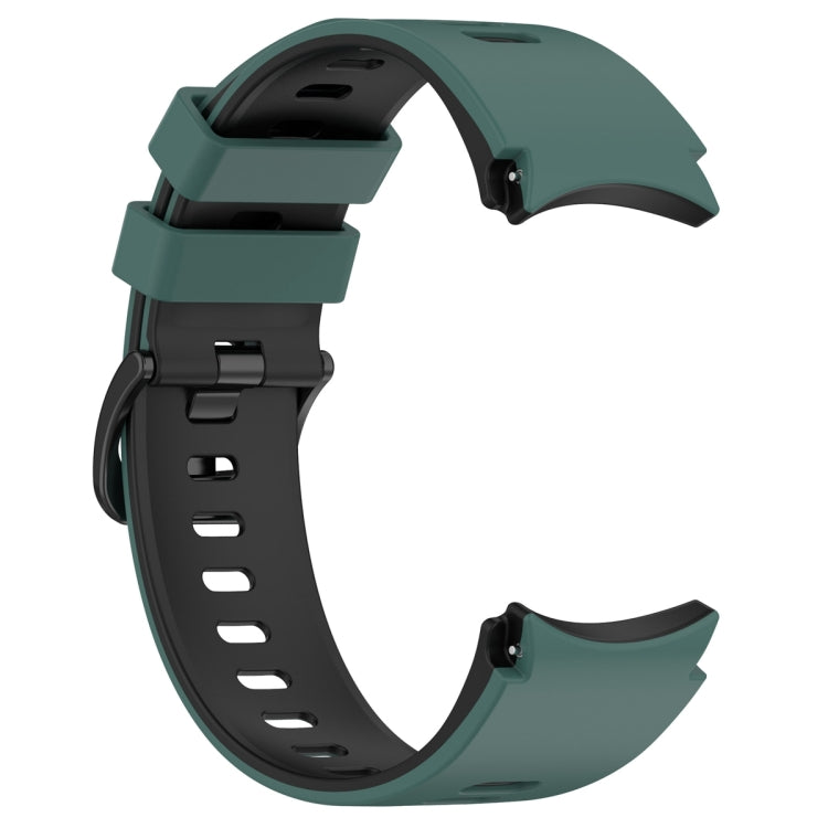 For Samsung Galaxy Watch 6 Sports Two Color Silicone Watch Band