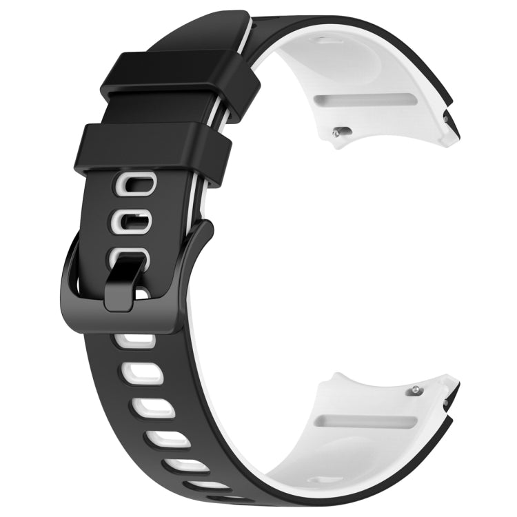 For Samsung Galaxy Watch 6 Sports Two Color Silicone Watch Band