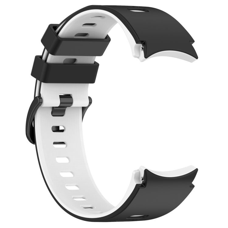 For Samsung Galaxy Watch 6 Sports Two Color Silicone Watch Band