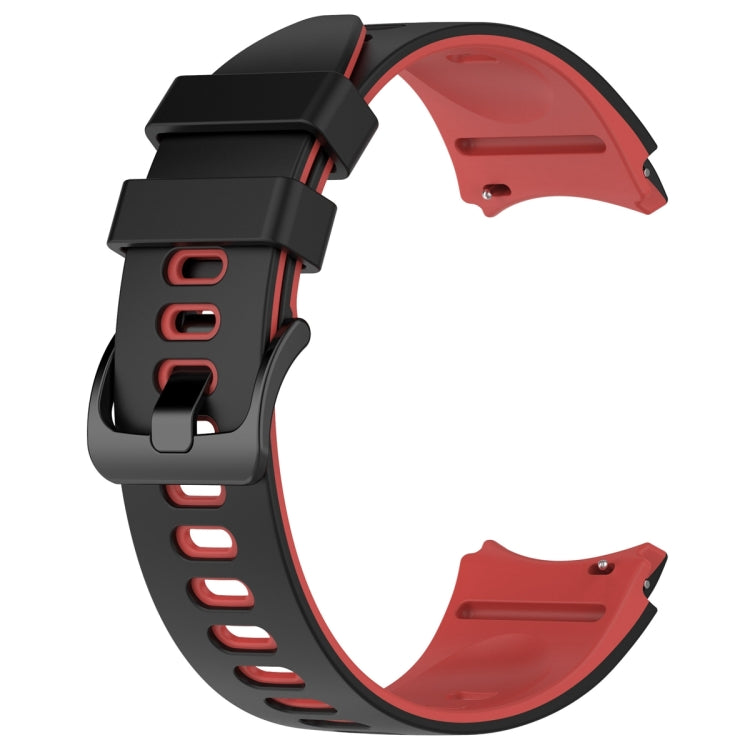 For Samsung Galaxy Watch 6 Sports Two Color Silicone Watch Band