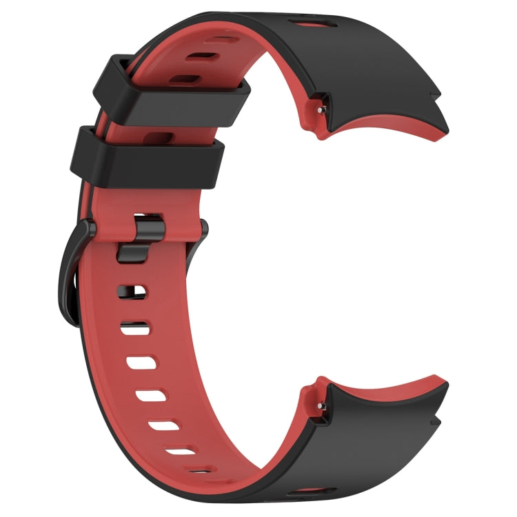 For Samsung Galaxy Watch 6 Sports Two Color Silicone Watch Band