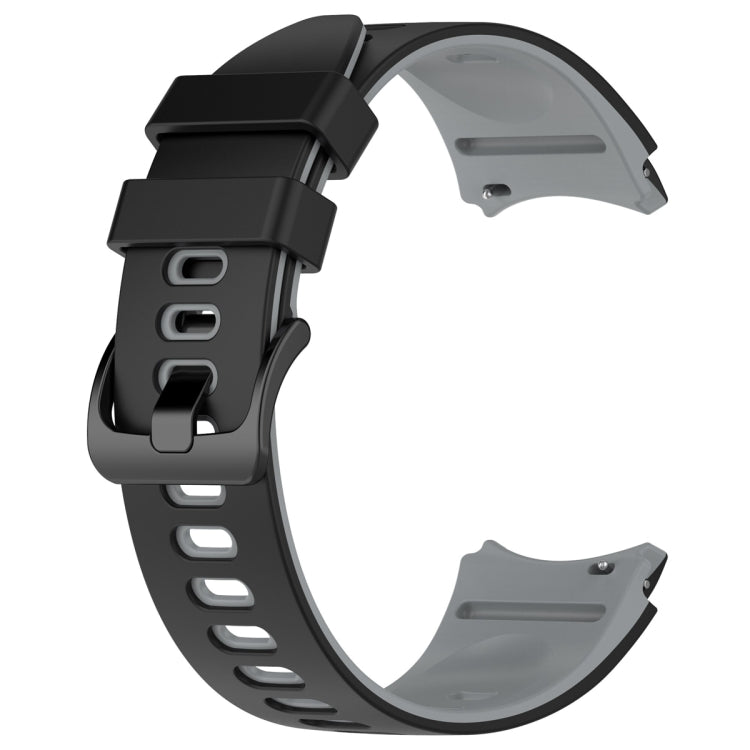 For Samsung Galaxy Watch 6 Sports Two Color Silicone Watch Band