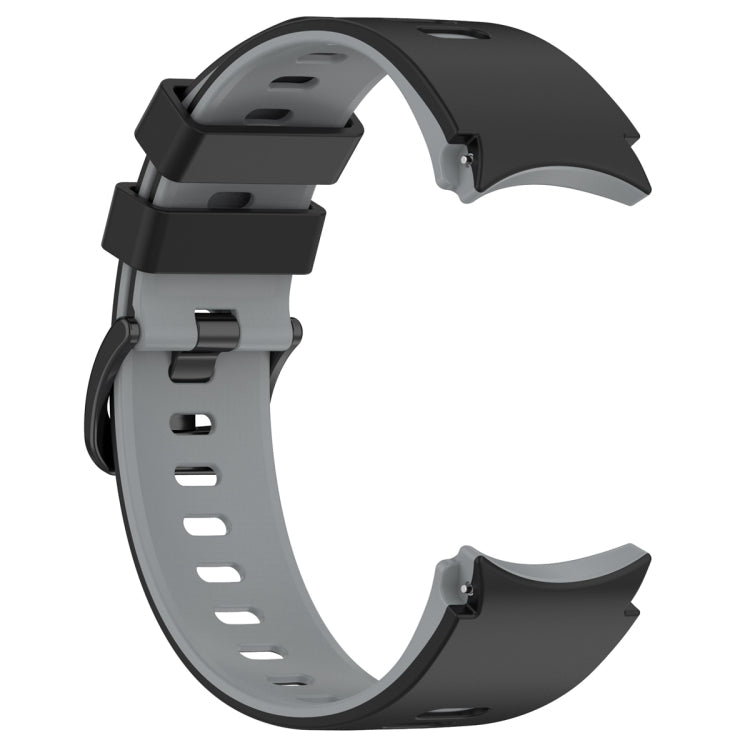 For Samsung Galaxy Watch 6 Sports Two Color Silicone Watch Band
