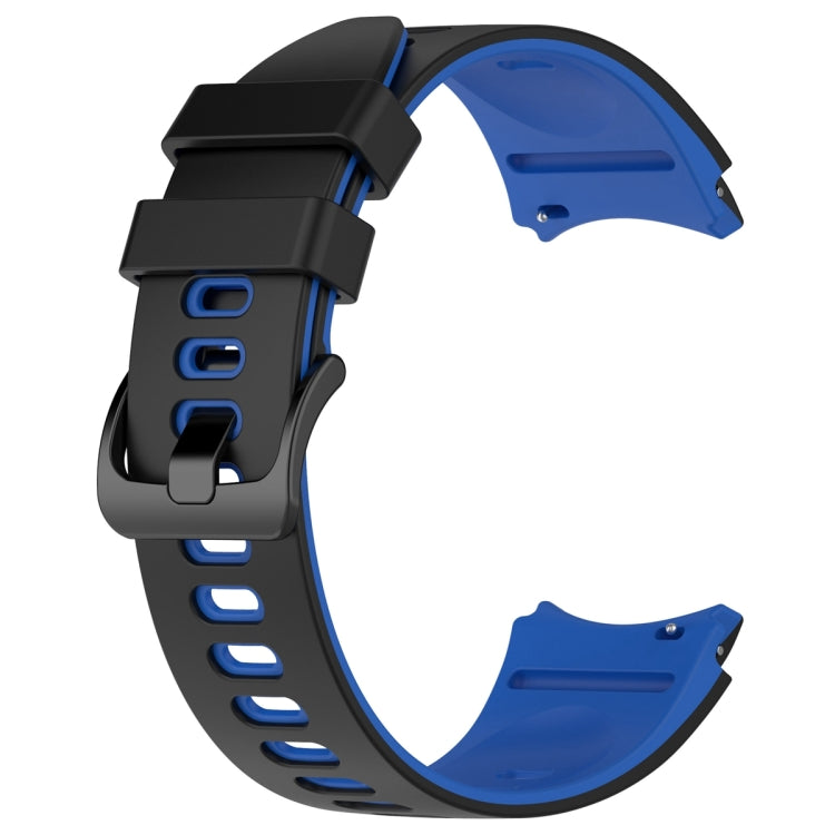 For Samsung Galaxy Watch 6 Sports Two Color Silicone Watch Band