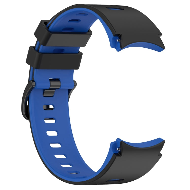 For Samsung Galaxy Watch 6 Sports Two Color Silicone Watch Band