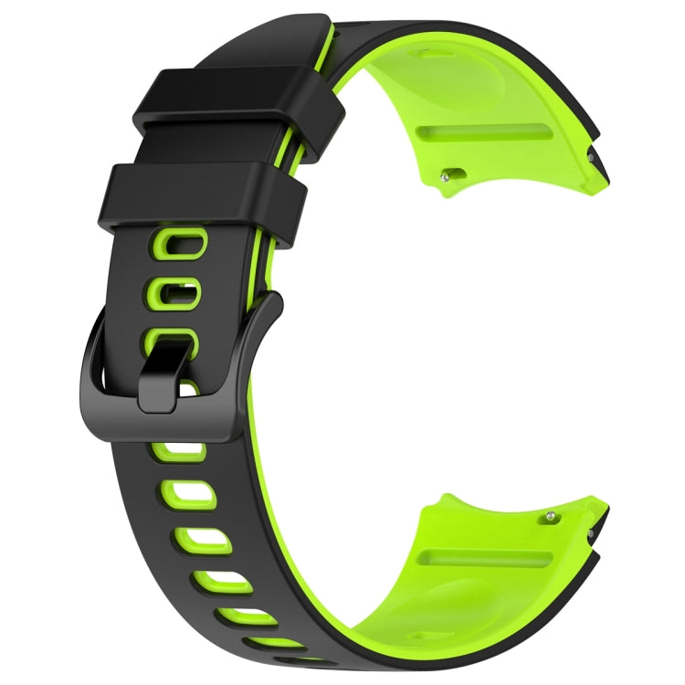 For Samsung Galaxy Watch 6 Sports Two Color Silicone Watch Band