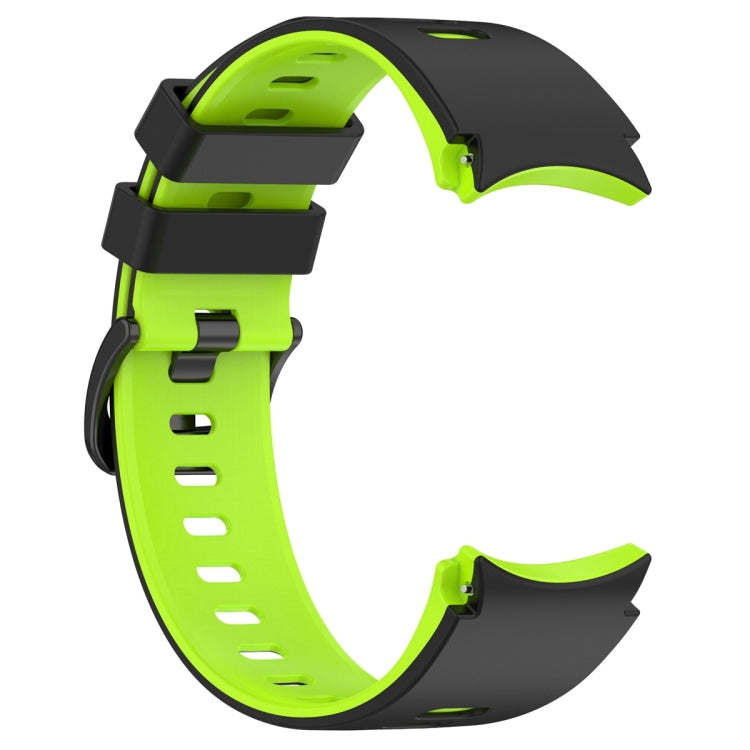 For Samsung Galaxy Watch 6 Sports Two Color Silicone Watch Band