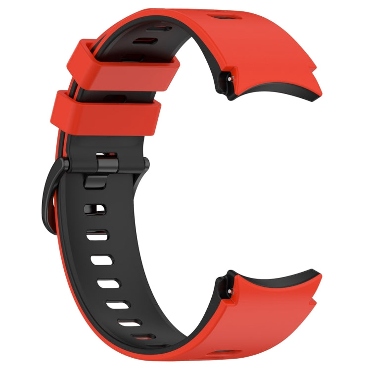 For Samsung Galaxy Watch 6 Sports Two Color Silicone Watch Band