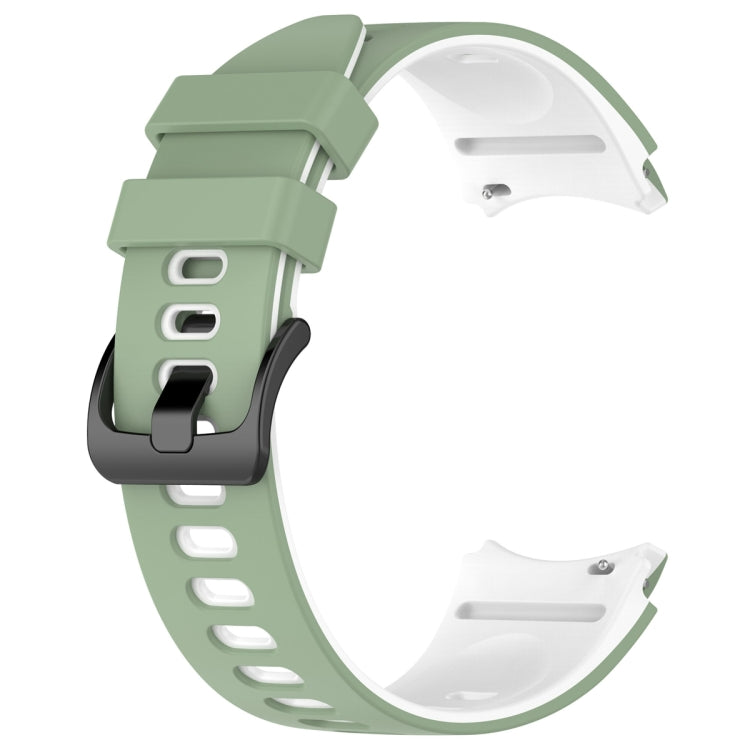 For Samsung Galaxy Watch 6 Sports Two Color Silicone Watch Band