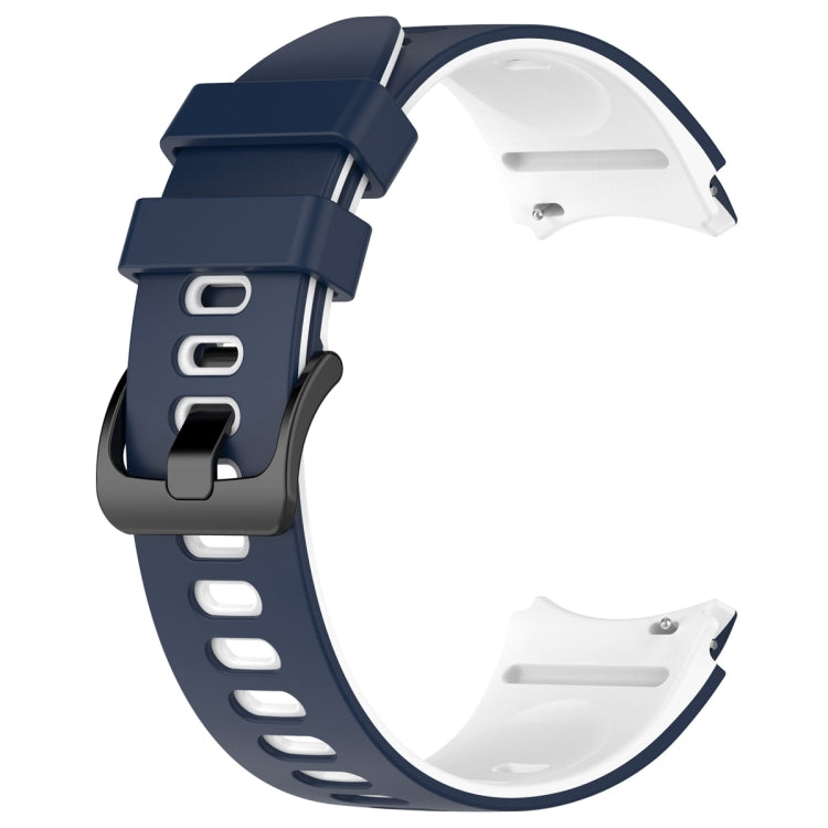 For Samsung Galaxy Watch 6 Sports Two Color Silicone Watch Band