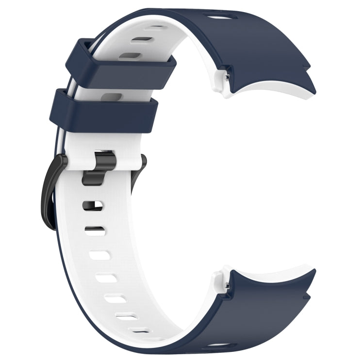 For Samsung Galaxy Watch 6 Sports Two Color Silicone Watch Band
