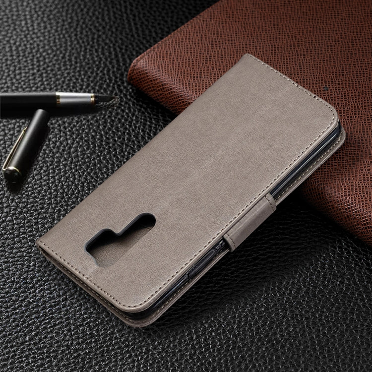 For Xiaomi Redmi 9 Two Butterflies Embossing Pattern Horizontal Flip Leather Case with Holder & Card Slot & Wallet & Lanyard