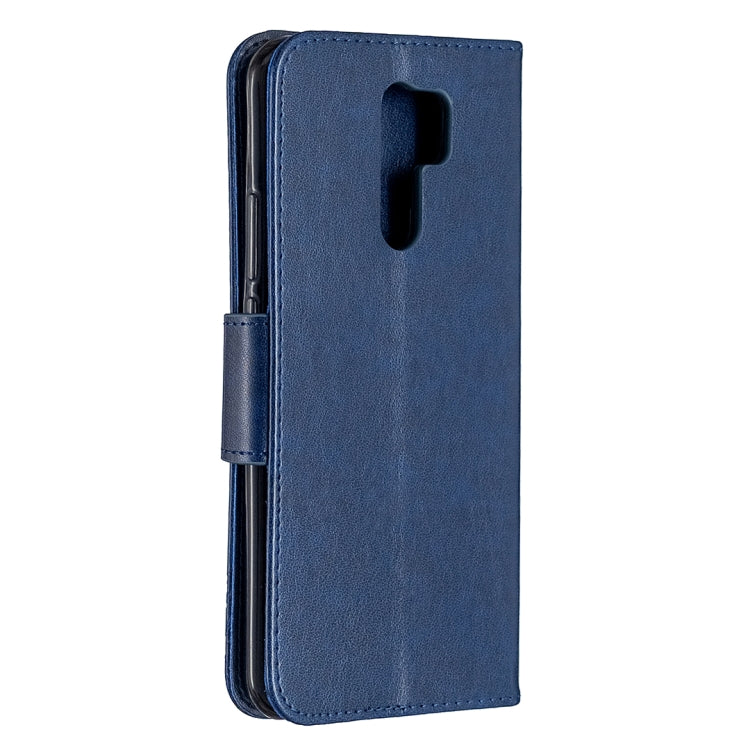 For Xiaomi Redmi 9 Two Butterflies Embossing Pattern Horizontal Flip Leather Case with Holder & Card Slot & Wallet & Lanyard