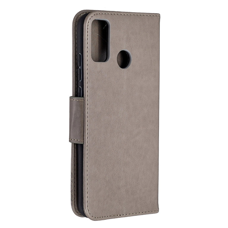 For Huawei Honor 9X Lite Two Butterflies Embossing Pattern Horizontal Flip Leather Case with Holder & Card Slot & Wallet & Lanyard