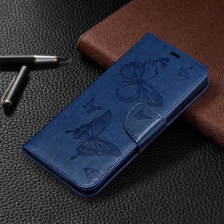 For Huawei Honor 9X Lite Two Butterflies Embossing Pattern Horizontal Flip Leather Case with Holder & Card Slot & Wallet & Lanyard