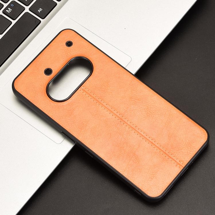 For Nothing Phone 3a Cow Pattern Sewing Back Cover Phone Case