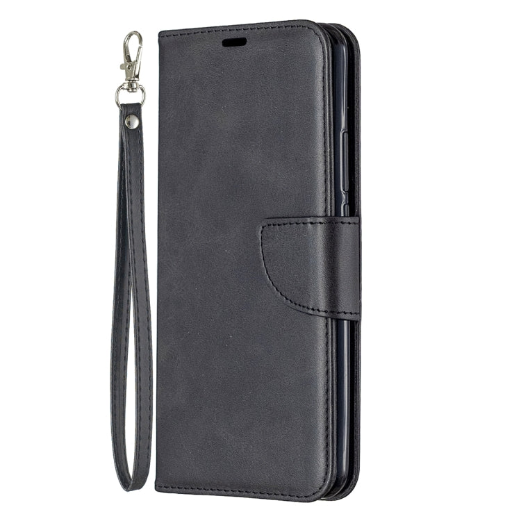 For Xiaomi Redmi 9 Retro Lambskin Texture Pure Color Horizontal Flip PU Leather Case with Holder & Card Slots & Wallet & Lanyard