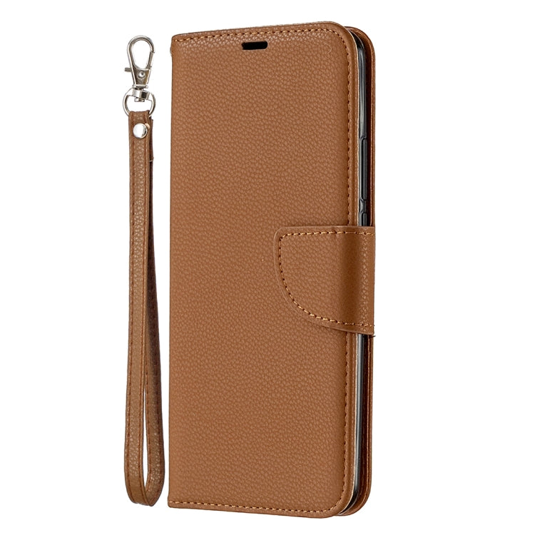 For Xiaomi Redmi 9 Litchi Texture Pure Color Horizontal Flip PU Leather Case with Holder & Card Slots & Wallet & Lanyard