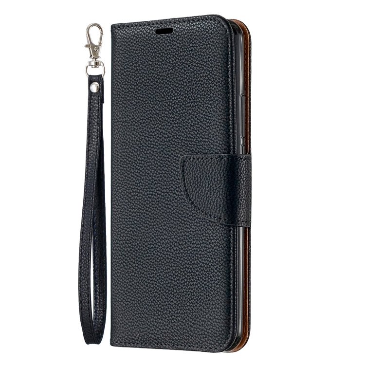 For Xiaomi Redmi 9 Litchi Texture Pure Color Horizontal Flip PU Leather Case with Holder & Card Slots & Wallet & Lanyard
