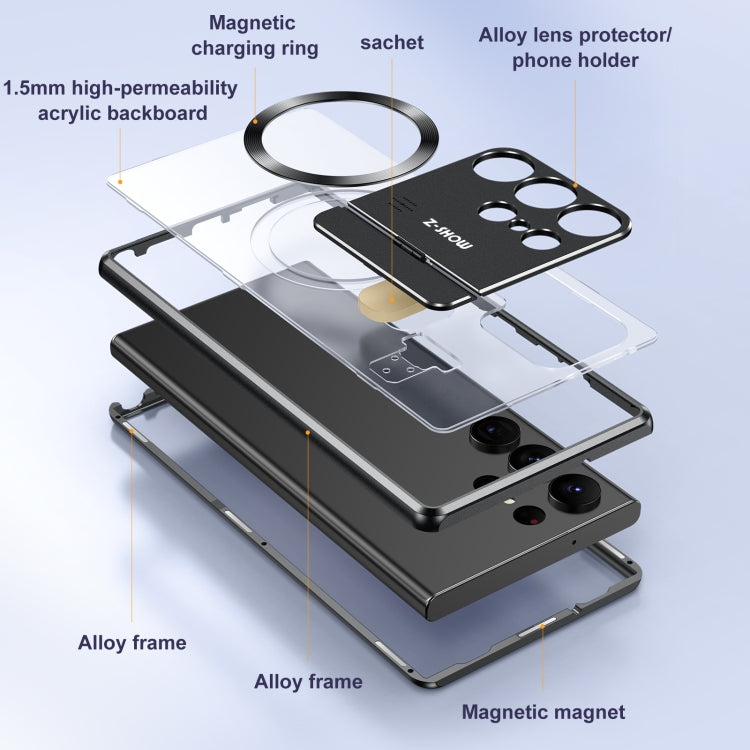 For Samsung Galaxy S26 Ultra 5G Aromatherapy Holder Single-sided MagSafe Magnetic Phone Case