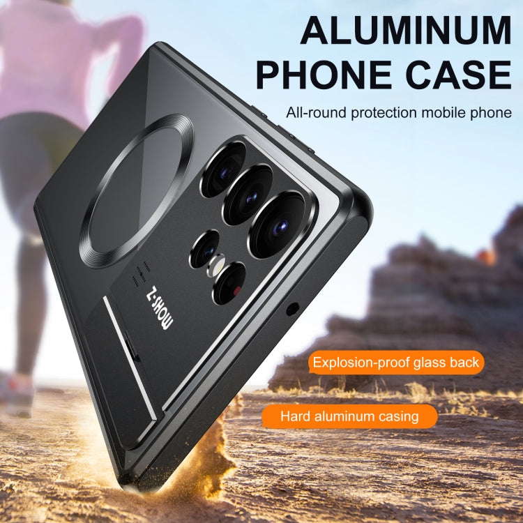 For Samsung Galaxy S25 Ultra 5G Aromatherapy Holder Single-sided MagSafe Magnetic Phone Case