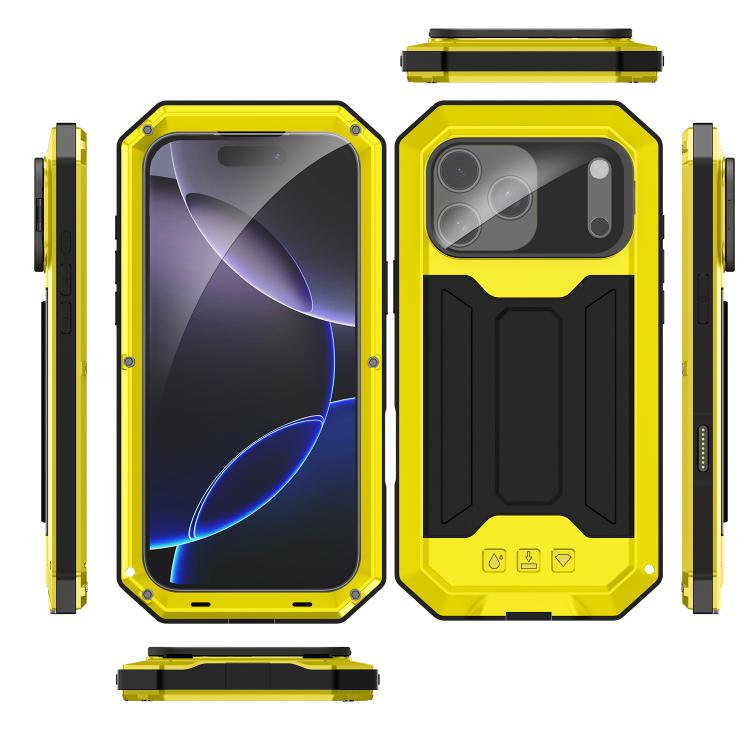 For iPhone 17 Pro Max R-JUST Sliding Camera IP54 Life Waterproof Holder Phone Case