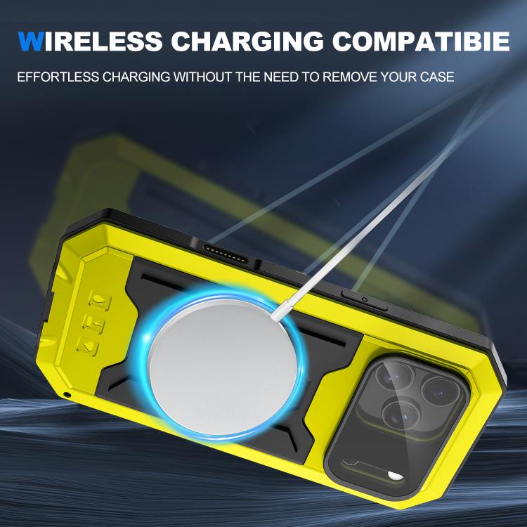 For iPhone 17 Pro R-JUST Sliding Camera IP54 Life Waterproof Holder Phone Case