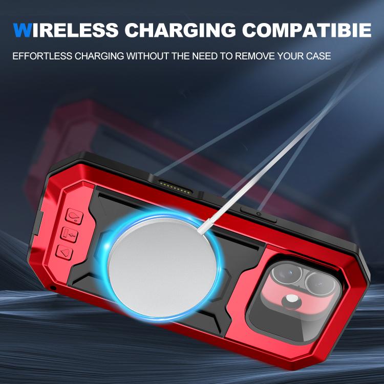 For iPhone 17 R-JUST Sliding Camera IP54 Life Waterproof Holder Phone Case