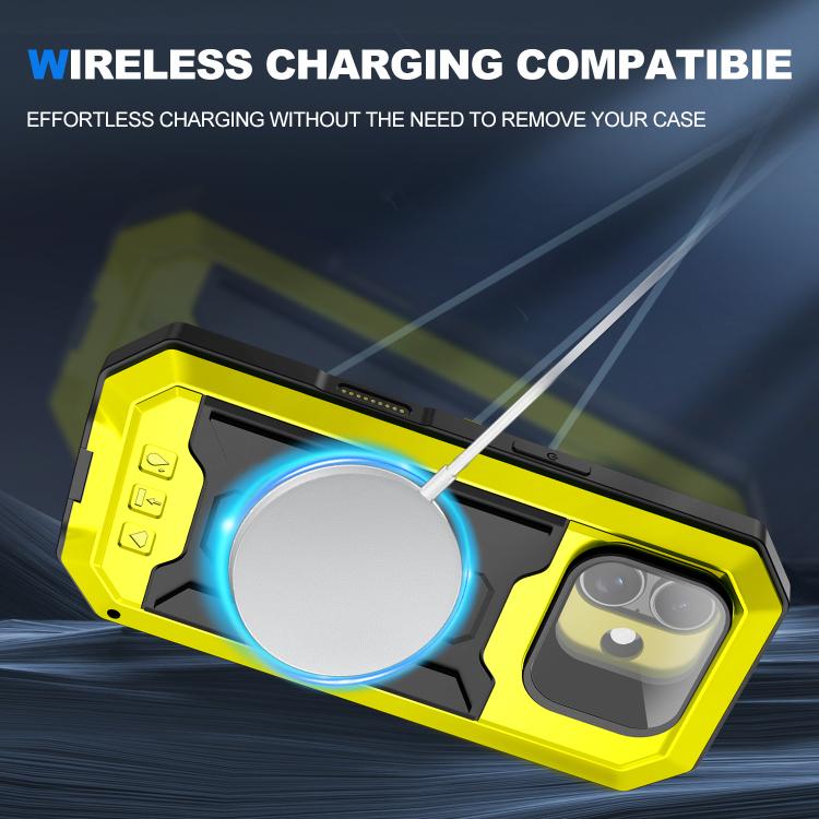 For iPhone 17 R-JUST Sliding Camera IP54 Life Waterproof Holder Phone Case