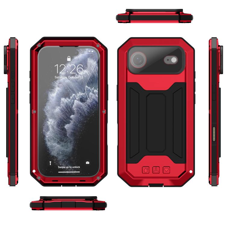 For iPhone Air R-JUST Sliding Camera IP54 Life Waterproof Holder Phone Case