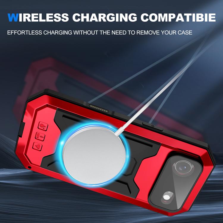 For iPhone Air R-JUST Sliding Camera IP54 Life Waterproof Holder Phone Case
