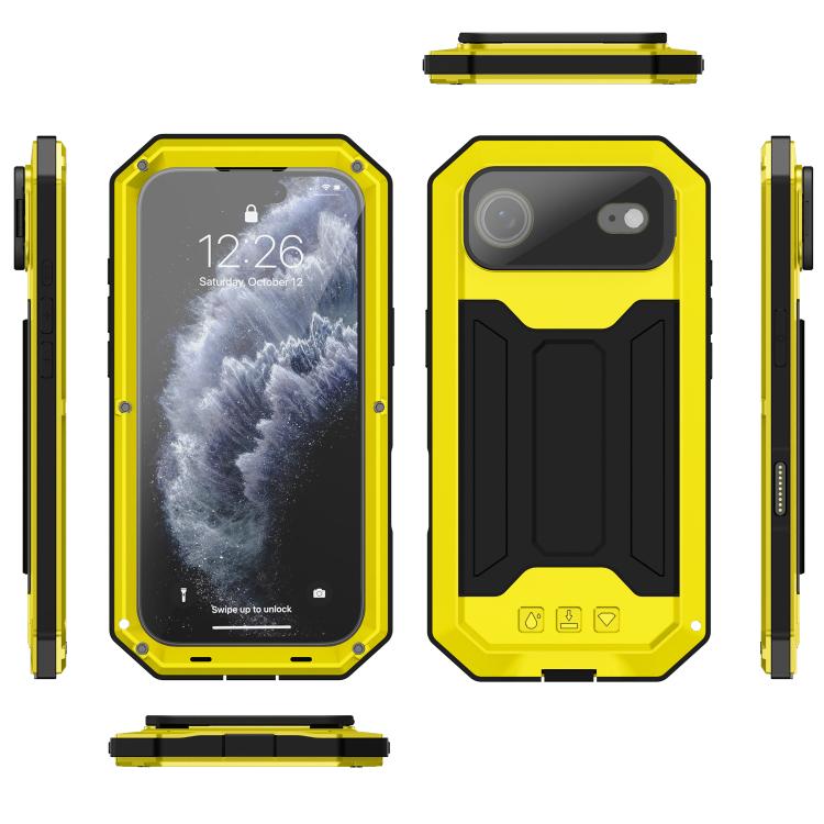 For iPhone Air R-JUST Sliding Camera IP54 Life Waterproof Holder Phone Case