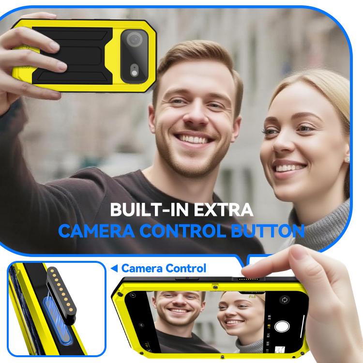 For iPhone Air R-JUST Sliding Camera IP54 Life Waterproof Holder Phone Case