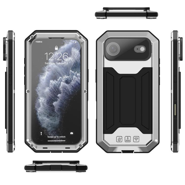 For iPhone Air R-JUST Sliding Camera IP54 Life Waterproof Holder Phone Case