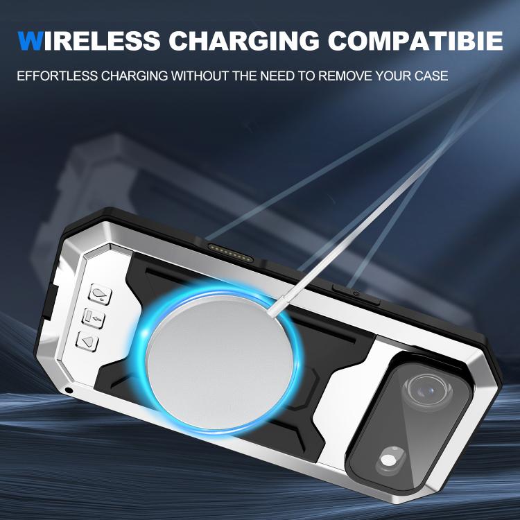 For iPhone Air R-JUST Sliding Camera IP54 Life Waterproof Holder Phone Case