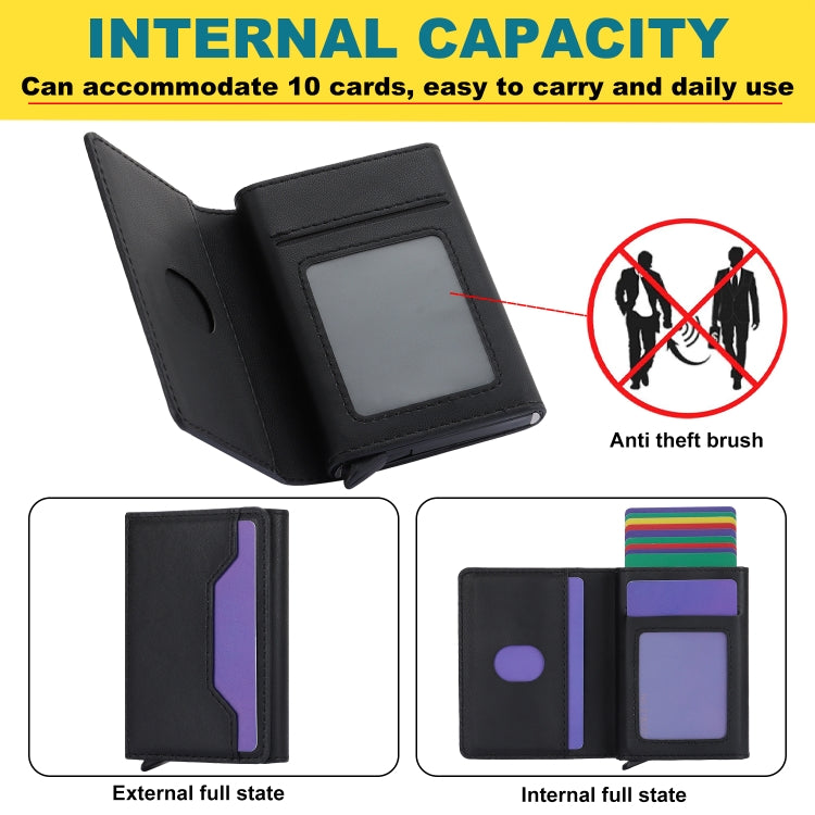 Anti Theft Brush Card Bag, Size:10x6x3cm