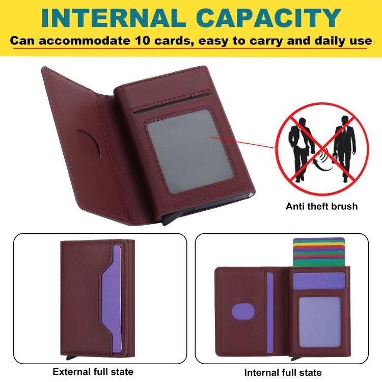 Anti Theft Brush Card Bag, Size:10x6x3cm