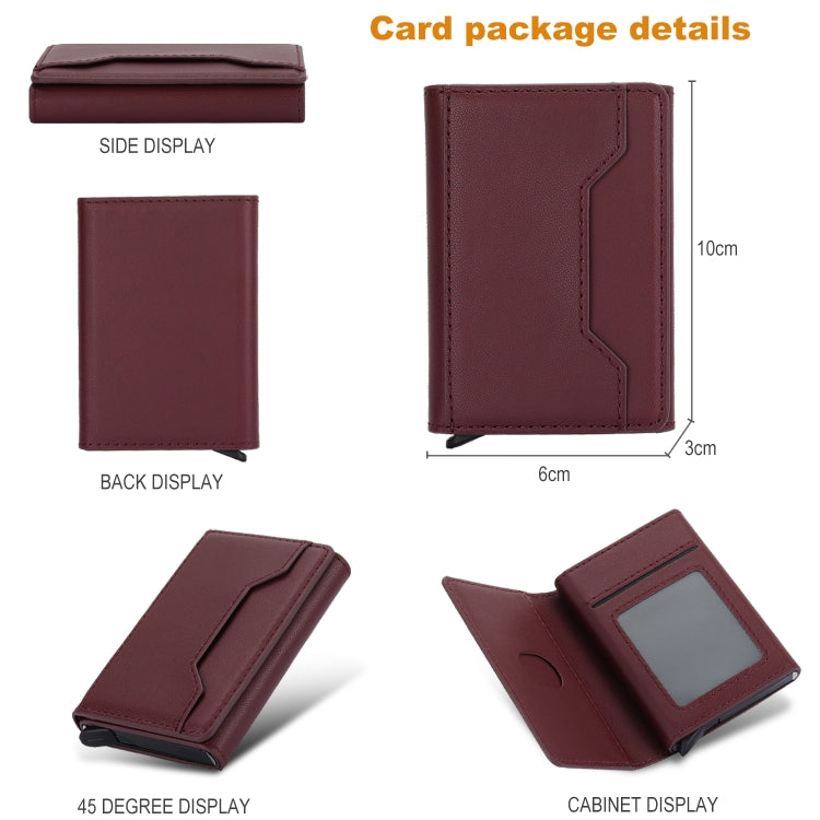 Anti Theft Brush Card Bag, Size:10x6x3cm